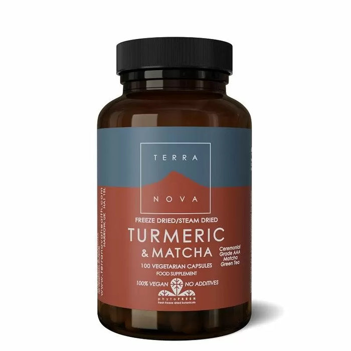 Terranova Turmeric & Matcha Capsules 100 Capsules