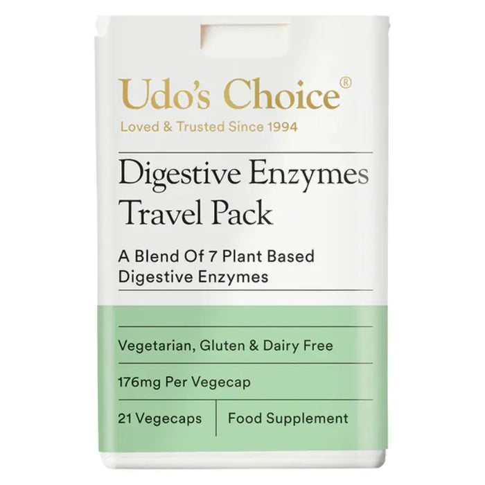 Udo's Choice Digestive Enzyme Travel 21 Capsules