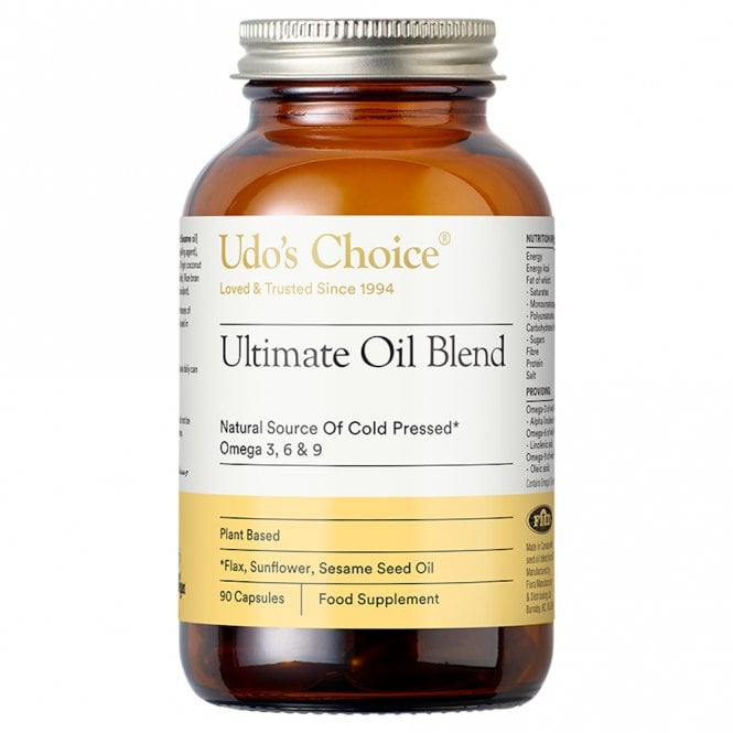 Udo's Choice Ultimate Oil Blend 1000mg 90 Capsules