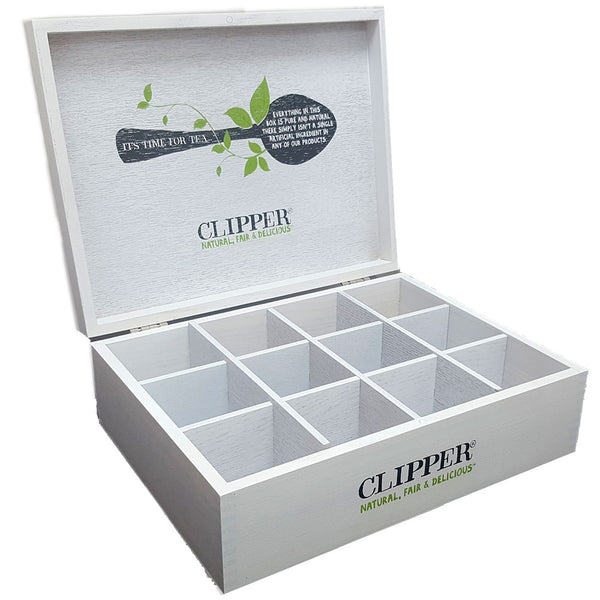 Clipper Wooden 12 Compartment Box