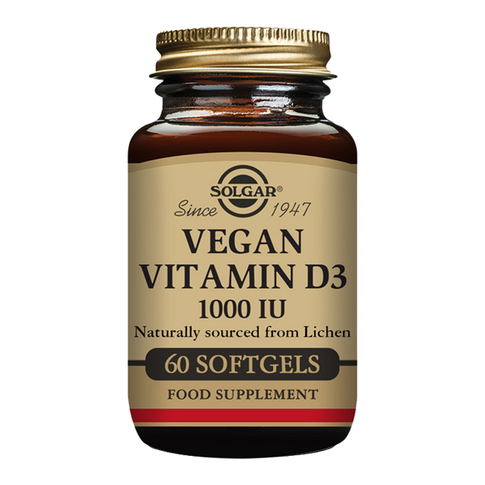 Solgar Vitamin D3 Vegan 1000IU 60 softgels