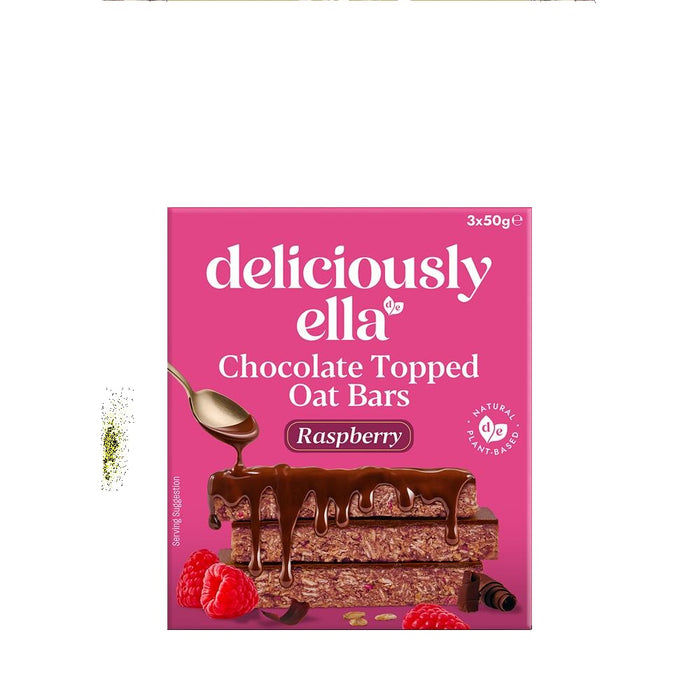Deliciously Ella Raspberry Choc Oat Bar Multi 3 x 50g