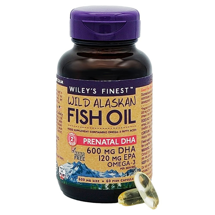 Wiley's Finest Prenatal DHA 60 Capsules