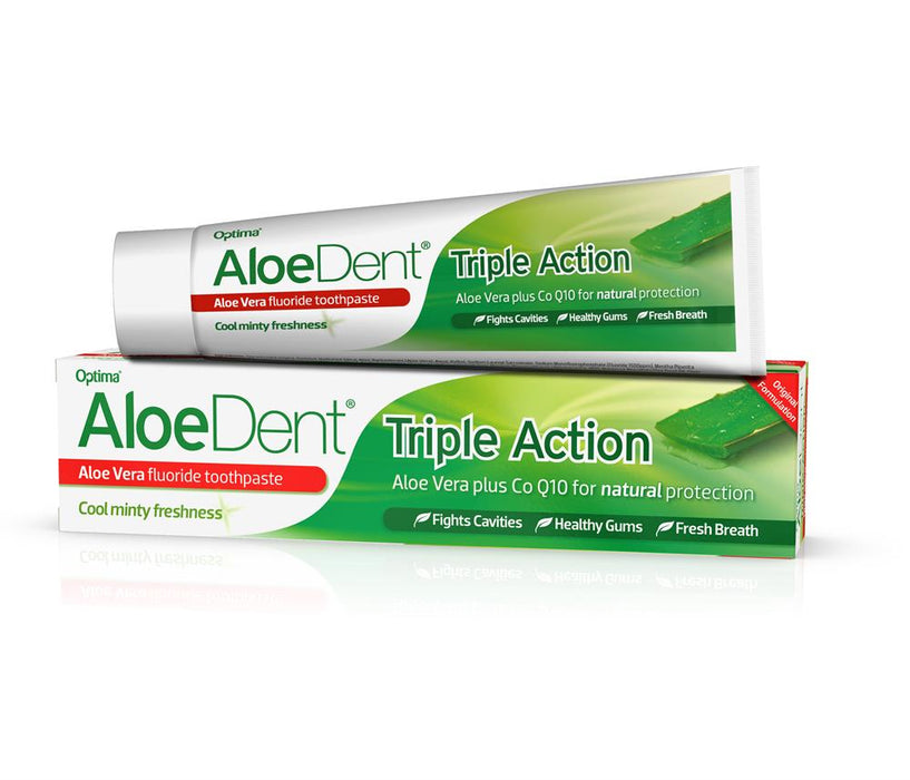 Aloe Dent Triple Action Toothpaste Fluoride 100ml