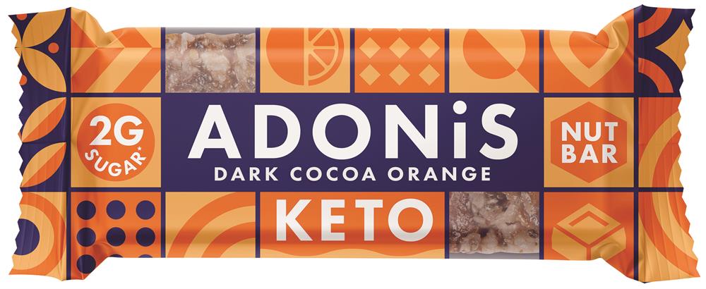 Adonis Dark Cocoa Orange Nut Bar 35g
