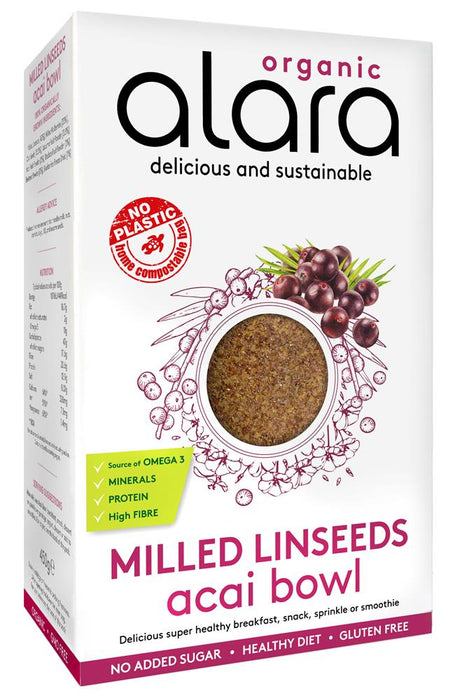 Alara Milled Linseeds Acai Bowl 450g