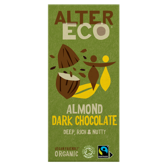 AlterEco Dark Chocolate with Almond 100g
