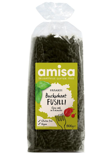 Amisa GF Buckwheat Fusilli Organic 500g