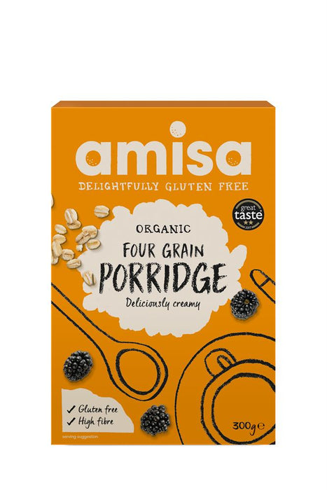 Amisa GF 4 Grain Porridge Org 300g