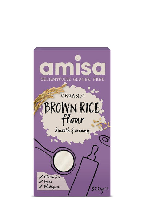 Amisa Org Brown Rice Flour 500g