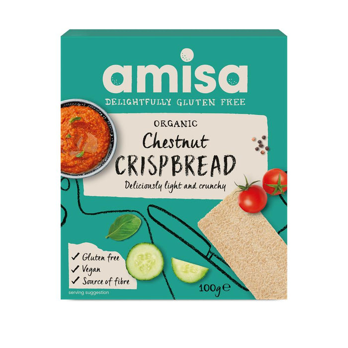Amisa Organic Chestnut Crispbread 100g