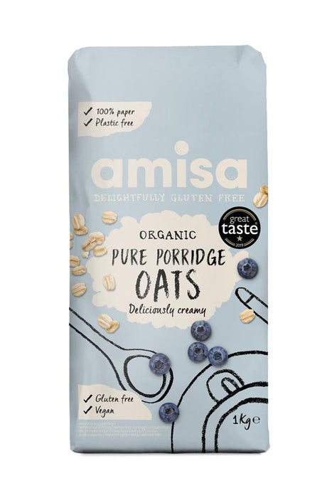 Amisa Organic GF Porridge Oats 1KG