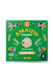 Amaizin Organic Tortilla Wraps Extra Fibre 240g