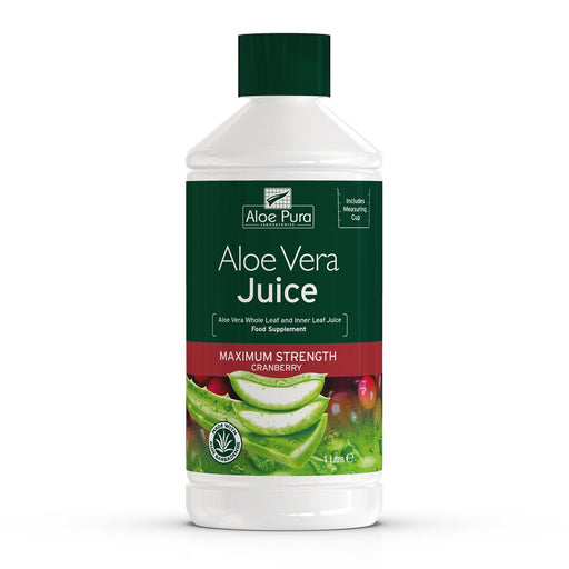 Aloe Pura - Aloe Vera Juice Cranberry Flavour 1Ltr