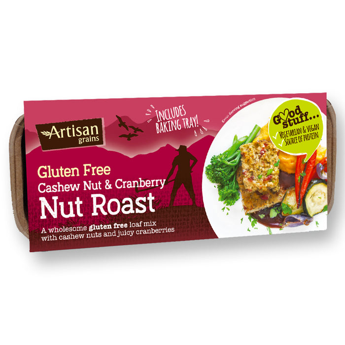 Artisan Grains Gluten Free Cashew & Cranberry Nut Roast 200g