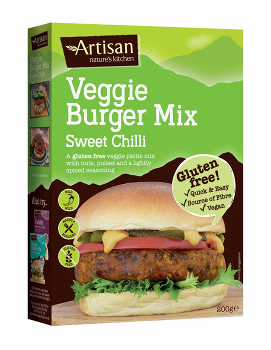 Artisan Grains Sweet Chilli Veggie Burger Mix 200g