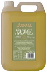 Aspall Raw Organic Cyder Vinegar 5L