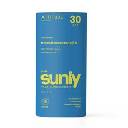 Attitude Sunscreen Stick Kids Unscented 30 SPF 60g