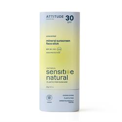 Attitude Sunscreen Face Stick Sensitive 30 SPF 20g