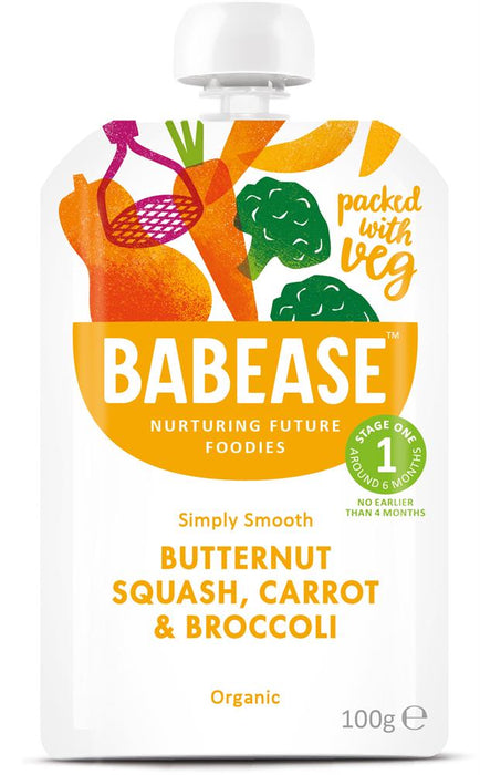 Babease Butternut, Carrot & Broccoli 100g