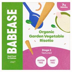 Babease Organic Garden Veg Risotto 130g