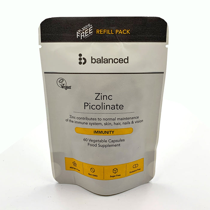 Balanced Zinc Picolinate Refill Pouch 60 capsule