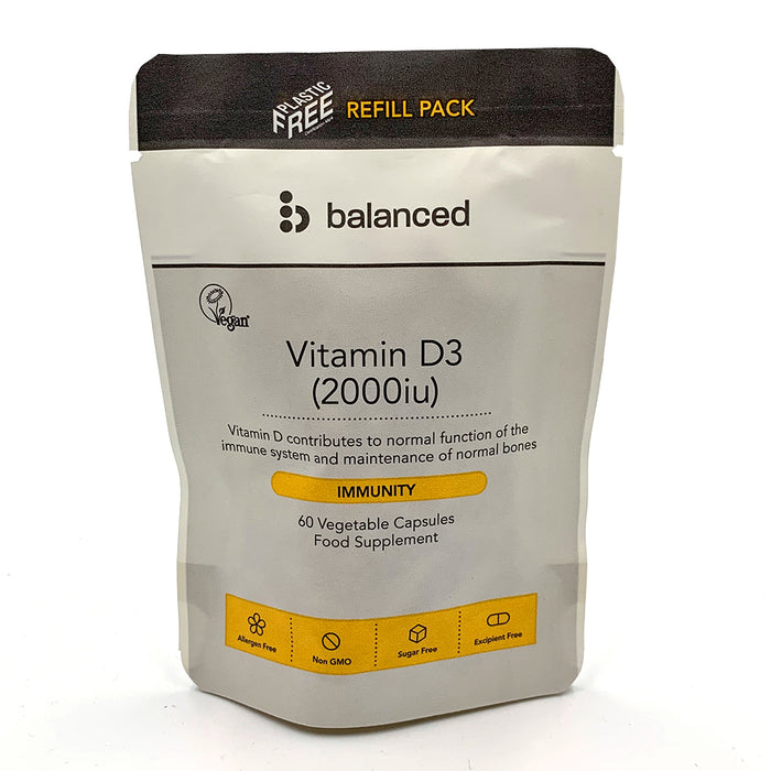 Balanced Vitamin D3 Refill Pouch 60 capsule