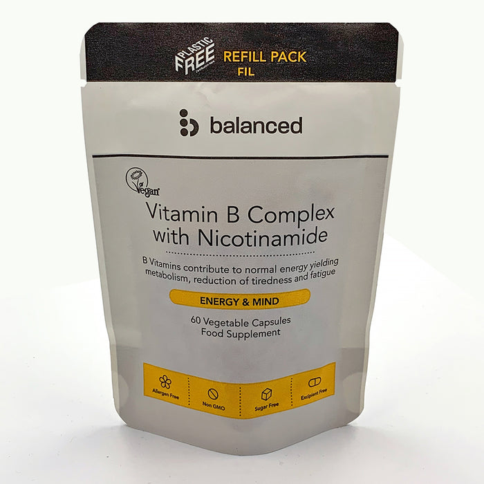 Balanced Vitamin B Complex Refill Pouch 60 capsule