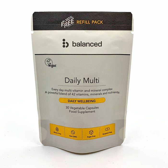 Balanced Daily Multi Vit Refill Pouch 30 Capsules