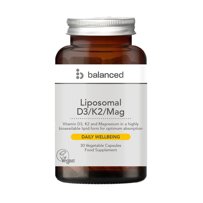 Balanced Liposomal D3/K2/Mag 30 Vcaps