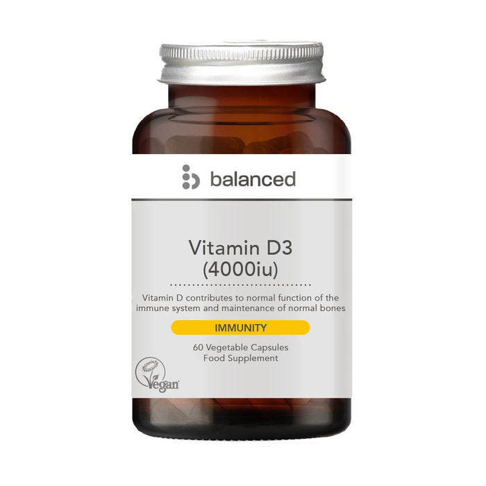 Balanced Vitamin D3 4000iu Bottle 60 capsule