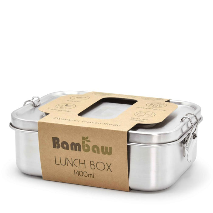 Bambaw Lunch Box - Metal Lid 1400ml