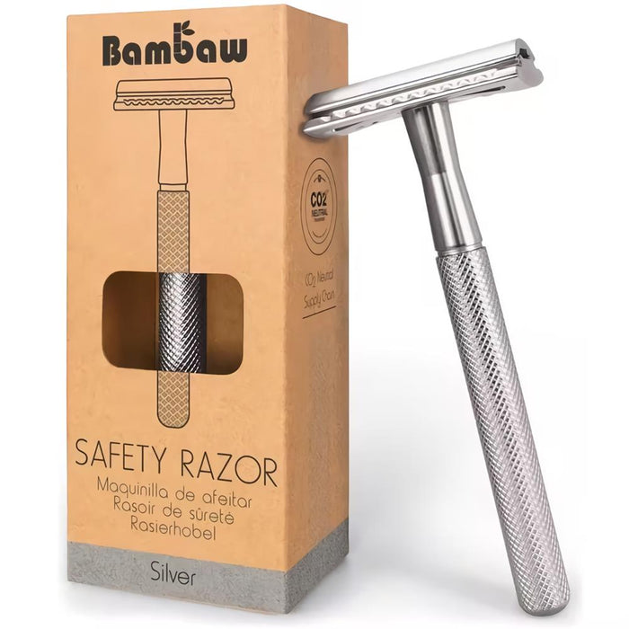 Bambaw Metal safety razor | Silver