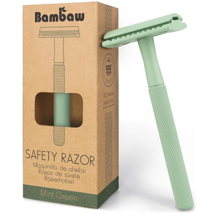 Bambaw Metal safety razor | Mint Green