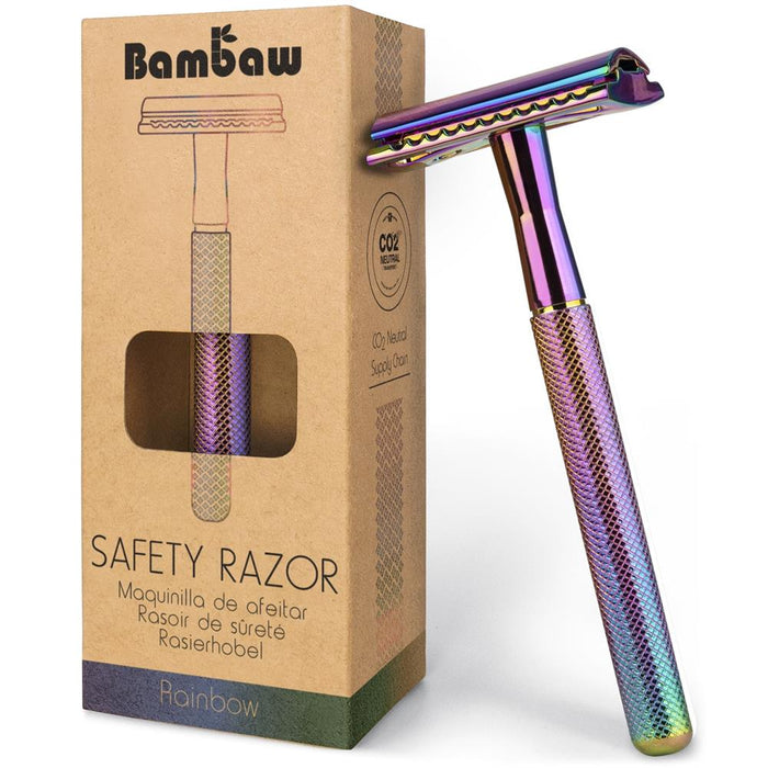 Bambaw Metal safety razor | Rainbow