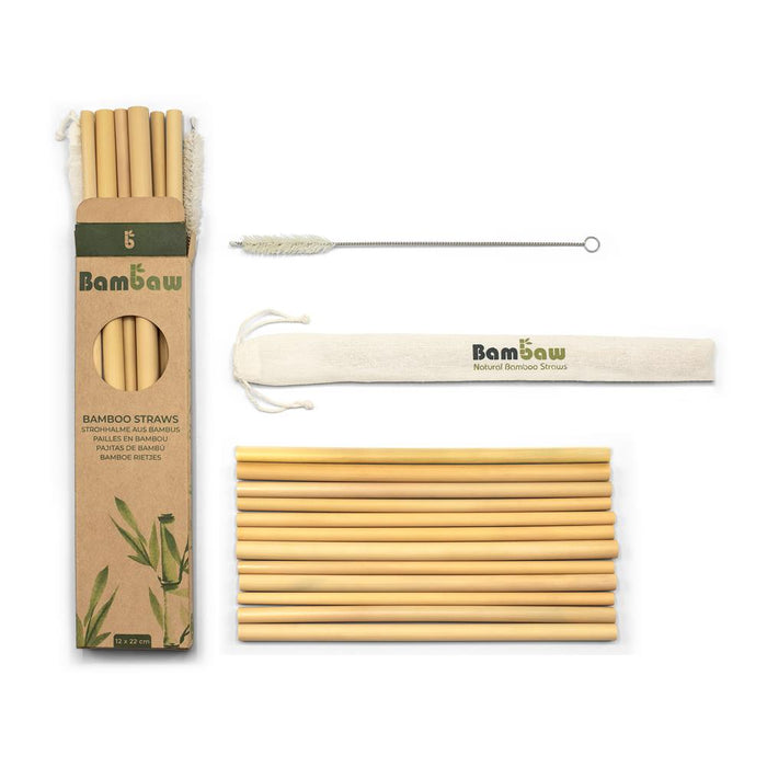 Bambaw Box| Bamboo straws 22cm x 12