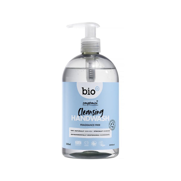 Bio-D Hand Wash Fragrance Free 500ml