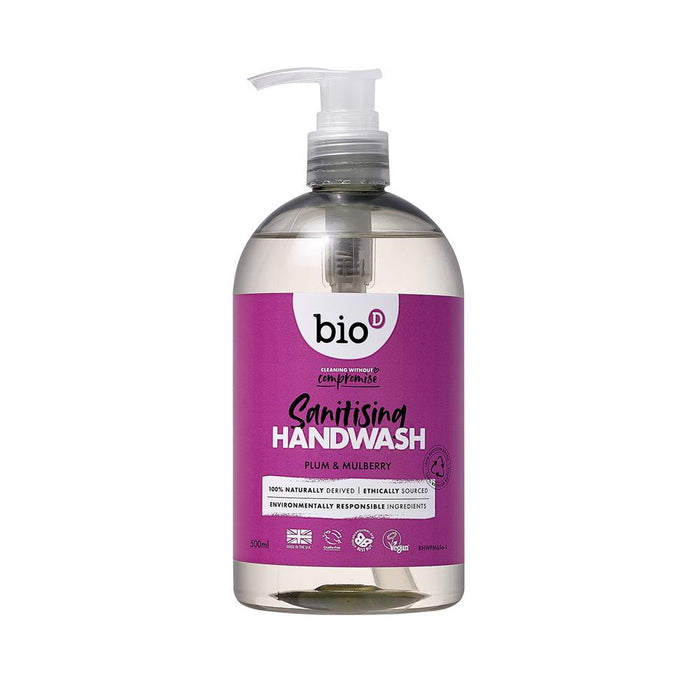 Bio-D Plum & Mulberry Hand Wash 500ml