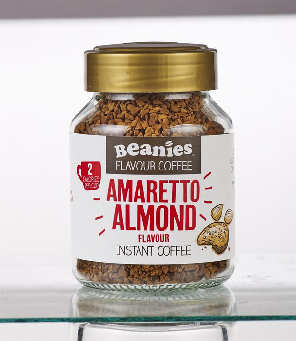 Beanies Amaretto Flavour Instant Coffe 50g