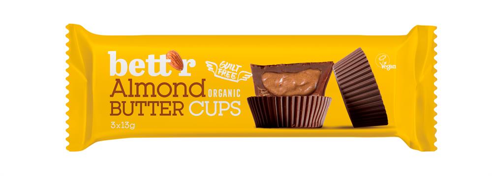 Bettr Nut Butter Cups with Almond 39g