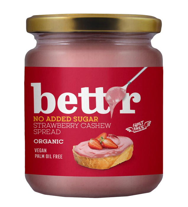 Bettr Strawberry and Cashew spread 250g