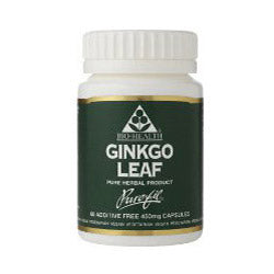 Bio Health Ginkgo Leaf 60 capsule