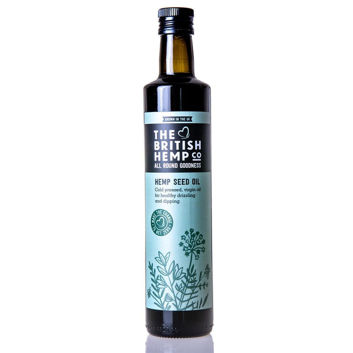 British Hemp Co Cold-Pressed Hemp Seed Oil 500ml