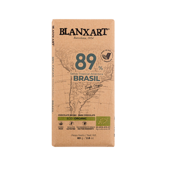 Blanxart Premium Organic 89% Brasil 80g