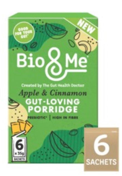 Bio&Me Apple & Cinnamon Porridge 6 x 35g sachets