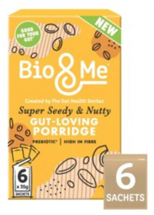 Bio&Me Seedy & Nutty Porridge Sachet 6x35g sachet