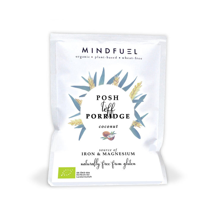 MindFuel Posh Teff Porridge - Coconut 1 servings
