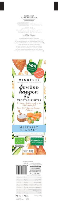 MindFuel Bio Veggie Crunches Sea Salt 1bag