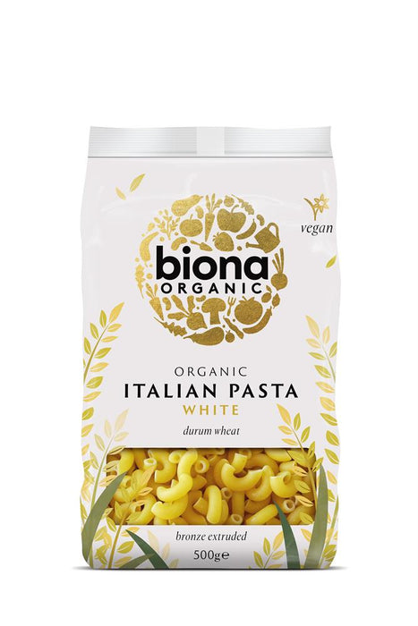 Biona Organic White Wheat Macaroni 500g