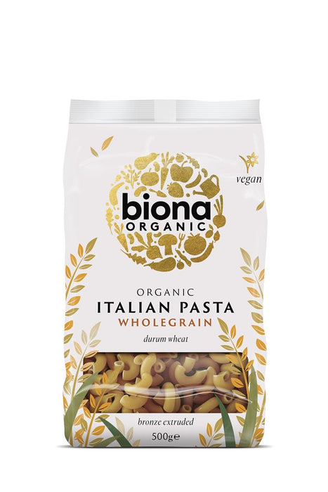 Biona Organic Wholewheat Macaroni 500g